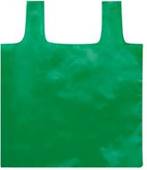 Ostoskassi Restun foldable RPET shopping bag, vihreä liikelahja logopainatuksella
