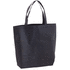 Ostoskassi Shopper shopping bag, musta liikelahja logopainatuksella