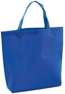 Ostoskassi Shopper shopping bag, sininen liikelahja logopainatuksella