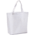 Ostoskassi Shopper shopping bag, valkoinen liikelahja logopainatuksella
