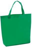 Ostoskassi Shopper shopping bag, vihreä liikelahja logopainatuksella