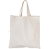 Ostoskassi Shorty cotton shopping bag, beige liikelahja logopainatuksella