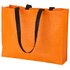 Ostoskassi Tucson shopping bag, musta, oranssi liikelahja logopainatuksella