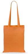 Ostoskassi Turkal cotton shopping bag, oranssi liikelahja logopainatuksella