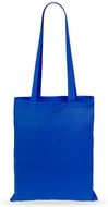 Ostoskassi Turkal cotton shopping bag, sininen liikelahja logopainatuksella