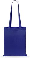Ostoskassi Turkal cotton shopping bag, tummansininen liikelahja logopainatuksella