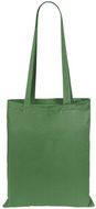 Ostoskassi Turkal cotton shopping bag, tummanvihreä liikelahja logopainatuksella