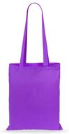 Ostoskassi Turkal cotton shopping bag, violetti liikelahja logopainatuksella