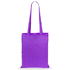 Ostoskassi Turkal cotton shopping bag, violetti liikelahja logopainatuksella
