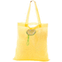 Ostoskassi Velia shopping bag, keltainen liikelahja logopainatuksella