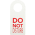 Oven etiketti Disturb custom door hanger, valkoinen liikelahja logopainatuksella
