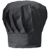 Päähine Nilson chef hat, musta liikelahja logopainatuksella