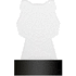 Palkinto Ledify LED light trophy, musta, läpinäkyvä lisäkuva 2