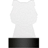 Palkinto Ledify LED light trophy, musta, läpinäkyvä lisäkuva 4