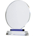 Palkinto Tournament crystal trophy, läpinäkyvä liikelahja logopainatuksella