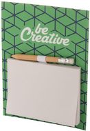 Paperinippu CreaStick Fridge Plus custom fridge magnet, valkoinen liikelahja logopainatuksella