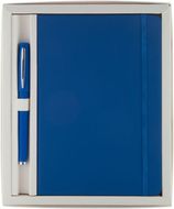 Paperinippu Marden notebook set, sininen liikelahja logopainatuksella
