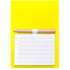 Paperinippu Yakari magnetic notepad, keltainen liikelahja logopainatuksella
