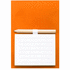 Paperinippu Yakari magnetic notepad, oranssi liikelahja logopainatuksella