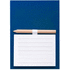 Paperinippu Yakari magnetic notepad, sininen liikelahja logopainatuksella