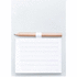Paperinippu Yakari magnetic notepad, valkoinen liikelahja logopainatuksella