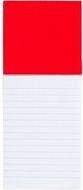 Paperinipputeline Sylox magnetic notepad, punainen liikelahja logopainatuksella