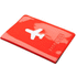 Passikotelo Klimba passport case, punainen liikelahja logopainatuksella