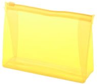 Pesuvälinepussi Iriam cosmetic bag, keltainen liikelahja logopainatuksella