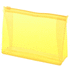 Pesuvälinepussi Iriam cosmetic bag, keltainen liikelahja logopainatuksella