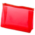 Pesuvälinepussi Iriam cosmetic bag, punainen liikelahja logopainatuksella