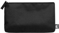 Pesuvälinepussi Akilax RPET cosmetic bag, musta liikelahja logopainatuksella