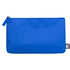 Pesuvälinepussi Akilax RPET cosmetic bag, sininen liikelahja logopainatuksella