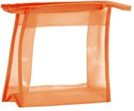 Pesuvälinepussi Aquarium cosmetic bag, oranssi liikelahja logopainatuksella