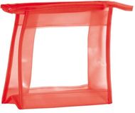 Pesuvälinepussi Aquarium cosmetic bag, punainen liikelahja logopainatuksella