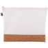 Pesuvälinepussi CreaBeauty Cork L RPET custom cosmetic bag, valkoinen lisäkuva 1