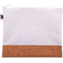 Pesuvälinepussi CreaBeauty Cork L RPET custom cosmetic bag, valkoinen lisäkuva 2