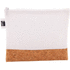 Pesuvälinepussi CreaBeauty Cork M RPET custom cosmetic bag, valkoinen lisäkuva 1