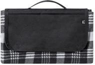 Piknik-peitto Zaralex RPET picnic blanket, musta liikelahja logopainatuksella