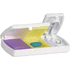 Pillerirasia Aspi pillbox, valkoinen liikelahja logopainatuksella