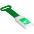 Polkupyörän lamppu Plaup flashlight, valkoinen, vihreä liikelahja logopainatuksella
