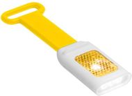 Polkupyörän lamppu Plaup flashlight, valkoinen, keltainen liikelahja logopainatuksella