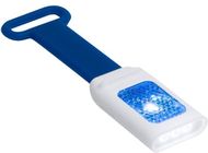 Polkupyörän lamppu Plaup flashlight, valkoinen, sininen liikelahja logopainatuksella
