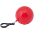 Poncho Storm poncho keyring, punainen liikelahja logopainatuksella