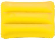 Puhallettava tyyny Sunshine beach pillow, keltainen liikelahja logopainatuksella