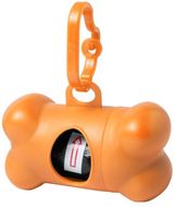Puhdistuskotelo Rucin dog waste bag dispenser, oranssi liikelahja logopainatuksella