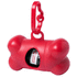 Puhdistuskotelo Rucin dog waste bag dispenser, punainen liikelahja logopainatuksella