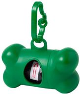 Puhdistuskotelo Rucin dog waste bag dispenser, vihreä liikelahja logopainatuksella
