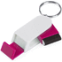 Puhelinteline Satari mobile holder keyring, valkoinen, fuksia lisäkuva 1