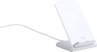 Puhelinteline Tarmix wireless charger mobile holder, valkoinen liikelahja logopainatuksella