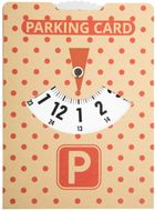 Pysäköintikiekko CreaPark Eco parking card, luonnollinen liikelahja logopainatuksella